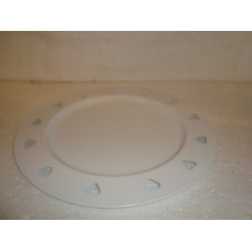 HEART CHARGER PLATE 35CM