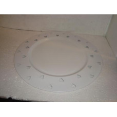 HEART CHARGER PLATE 40CM