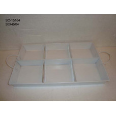 tray rh 6-vaks white