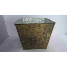 FLOWERS DESIGN SQ. PLANTER BIG