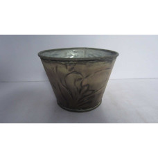 LEAFS DESIGN ROUND PLANTER SMALL