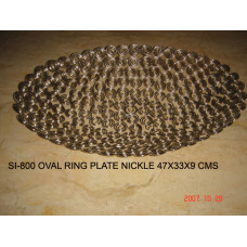 OVAL RING PLATE - NICKLE