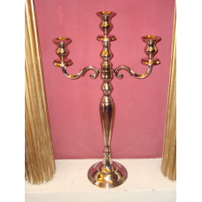 ALUMINIUM 3 LITE CANDLE STAND