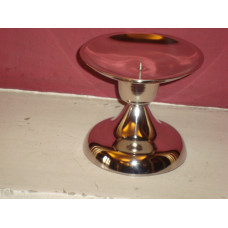 ALUMINIUM CANDLE STAND ROUND