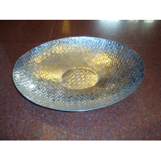 ALUMINIUM ROUND TRAY WEAVED