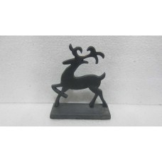 1 LEG CROSS REINDEER ON BASE