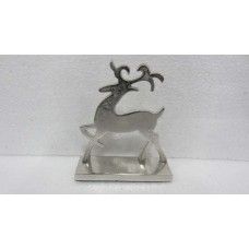 1 LEG CROSS REINDEER ON BASE