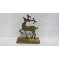 1 LEG BEND REINDEER ON BASE