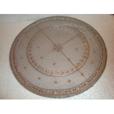 ROUND PLATE FLOWER 36CM