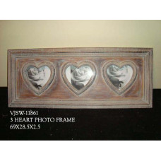 3 HEART PHOTO FRAME