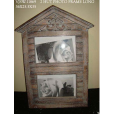 2 HUT PHOTO FRAME LONG