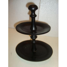 etagere ovaal 2laag black