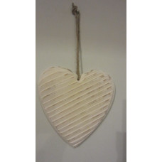 CARVED HEART ORNAMENT SMALL