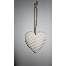 CARVED HEART ORNAMENT XS