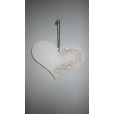 FLOWER HEART ORNAMENT MEDIUM