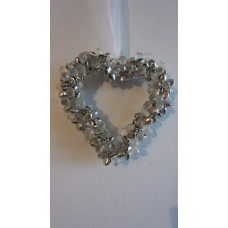 ASSORTED BEADED HEART SMALL