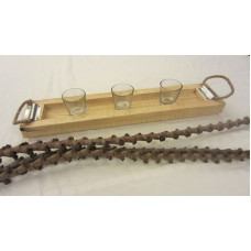 TRAY WITH ROPE HANDLE