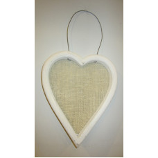 HEART JUTE HANGING S/ 3