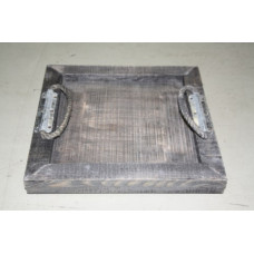 TRAY WITH ROPE HANDLE