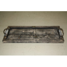 TRAY WITH ROPE HANDLE