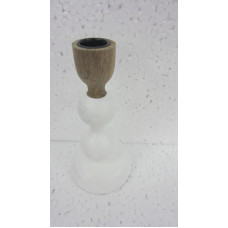 2 BALL CANDLE STAND SMALL