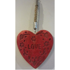 LOVE HEART HANGING SMALL