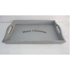 MERRY CHRISTAMS TRAY SMALL RECTANGULAR