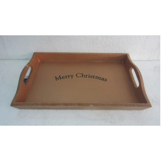 MERRY CHRISTAMS TRAY BIG RECTANGULAR