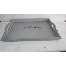 MERRY CHRISTAMS TRAY BIG RECTANGULAR