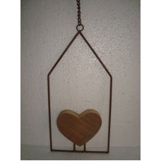 HEART WINDOW HANGING