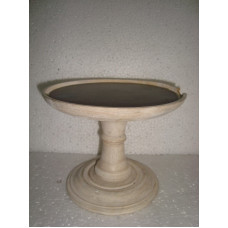 ROUND BOWL ON BASE SMALL