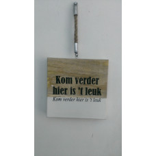 HANGING BOARD KOM VERDER