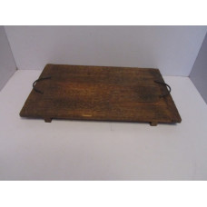 RECT TRAY WITH IRON HANDLE SMALL