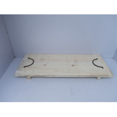 RECT TRAY WITH IRON HANDLE BIG