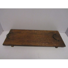 RECT TRAY WITH IRON HANDLE  BIG