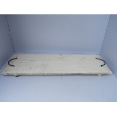 RECT TRAY W IRON HANDLE