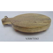 ROUND CHOPPING BOARD ON FOOT SMALL