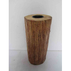 LOG RIBBED CANDLE STAND BIG