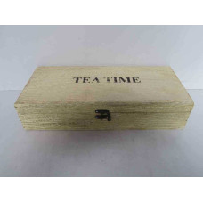 3 PARTITION TEA BOX SMALL RIBBED