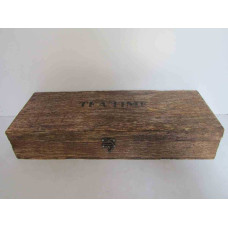 3 PARTITION TEA BOX SMALL RIBBED