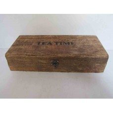 3 PARTITION TEA BOX BIG RIBBED