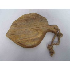 PEAR CHOPPING BOARD NATURAL CUT SMALL