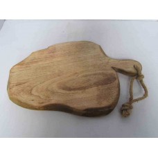 PEAR CHOPPING BOARD NATURAL CUT BIG