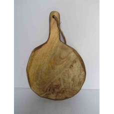 ROUND CHOPPING BOARD NATURAL CUT SMALL