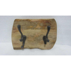 COAT HANGER WITH 2 LAYER 2 HOOKS