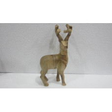 Wood reindeer sidewarts small