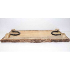 RECT. TRAY WITH HANDLE BIG BUCKLE