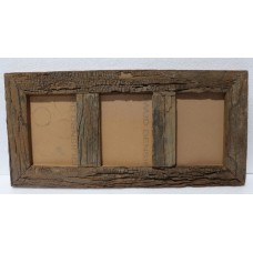 Resto wood photoframe triple