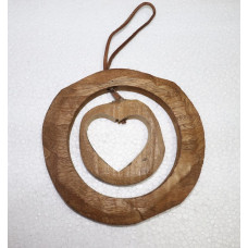 DRAPE ROUND HEART CUT HANGING