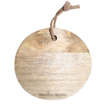 WOODEN BASIC CIRCLE CHOPPING BOARD D20 CM